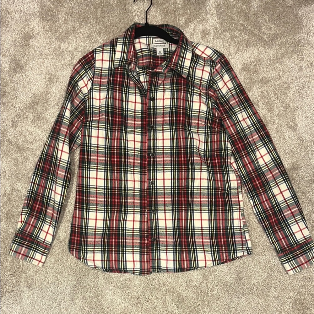 L.L. Bean Plaid Flannel